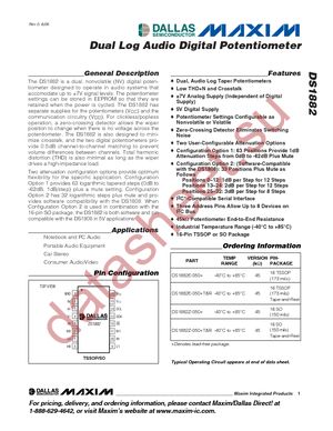 DS1882Z-050+ datasheet  